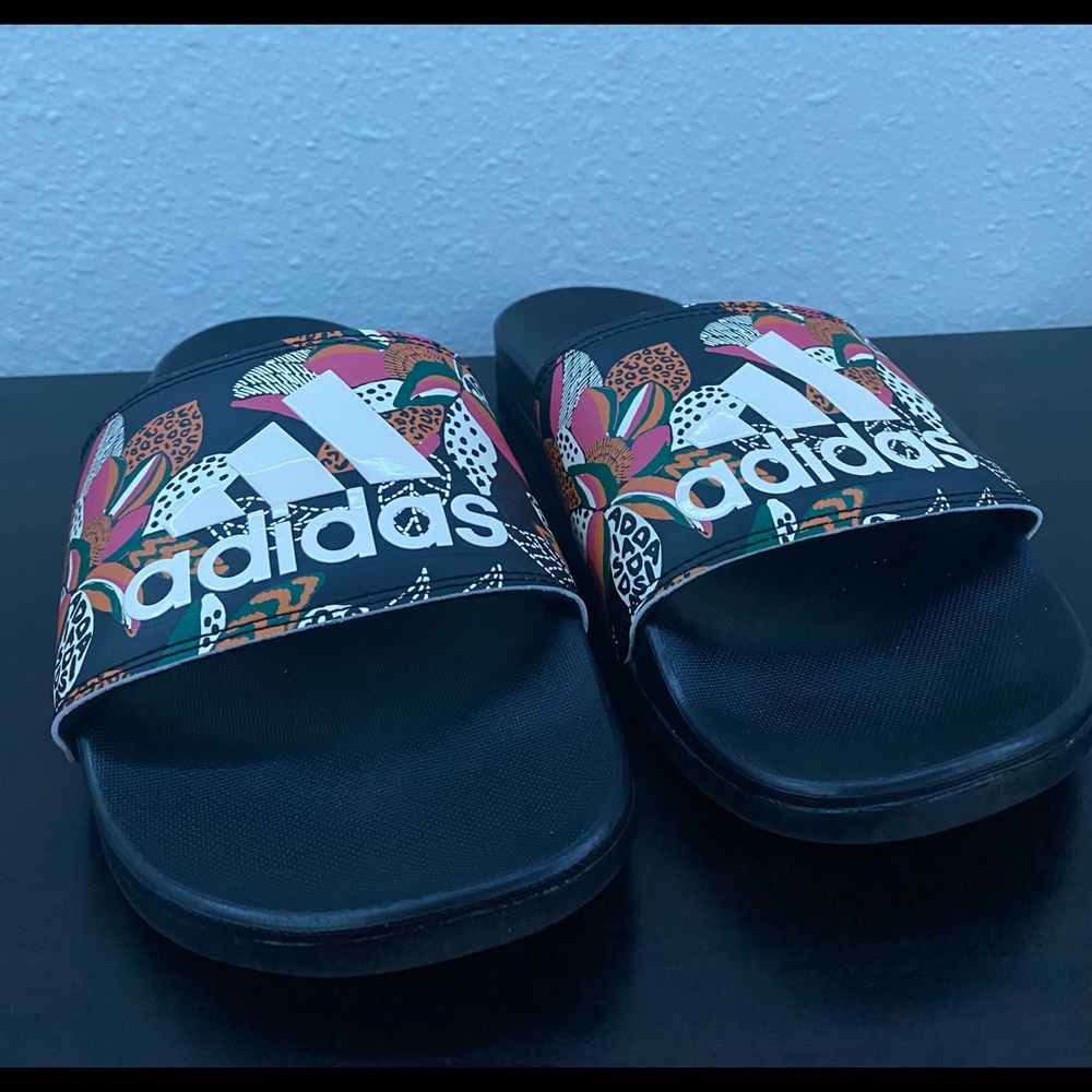Adidas Floral Slides